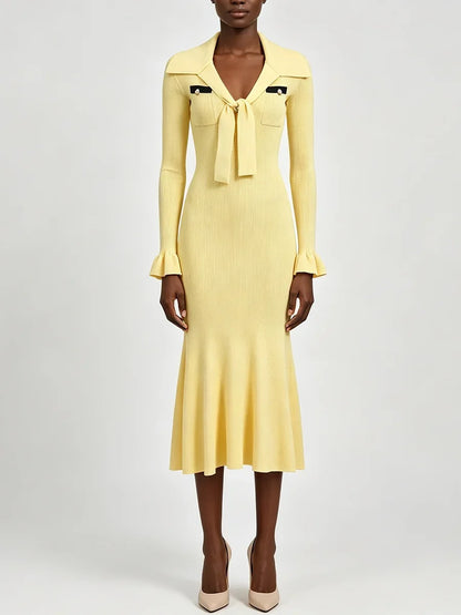 Majesty Knit Midi Dress