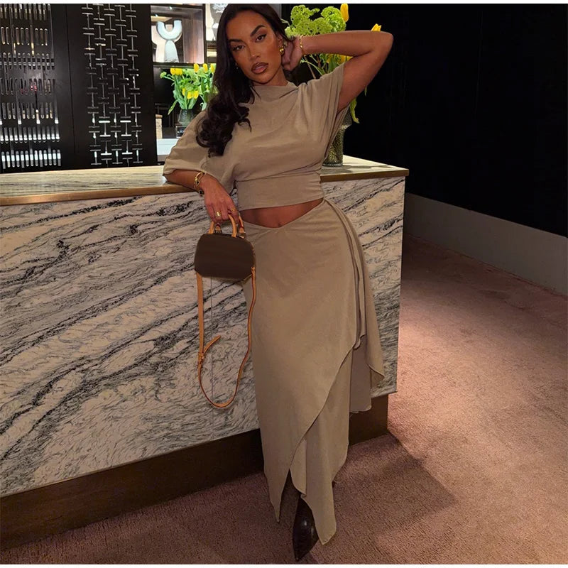 Lisette Irregular Skirt Set
