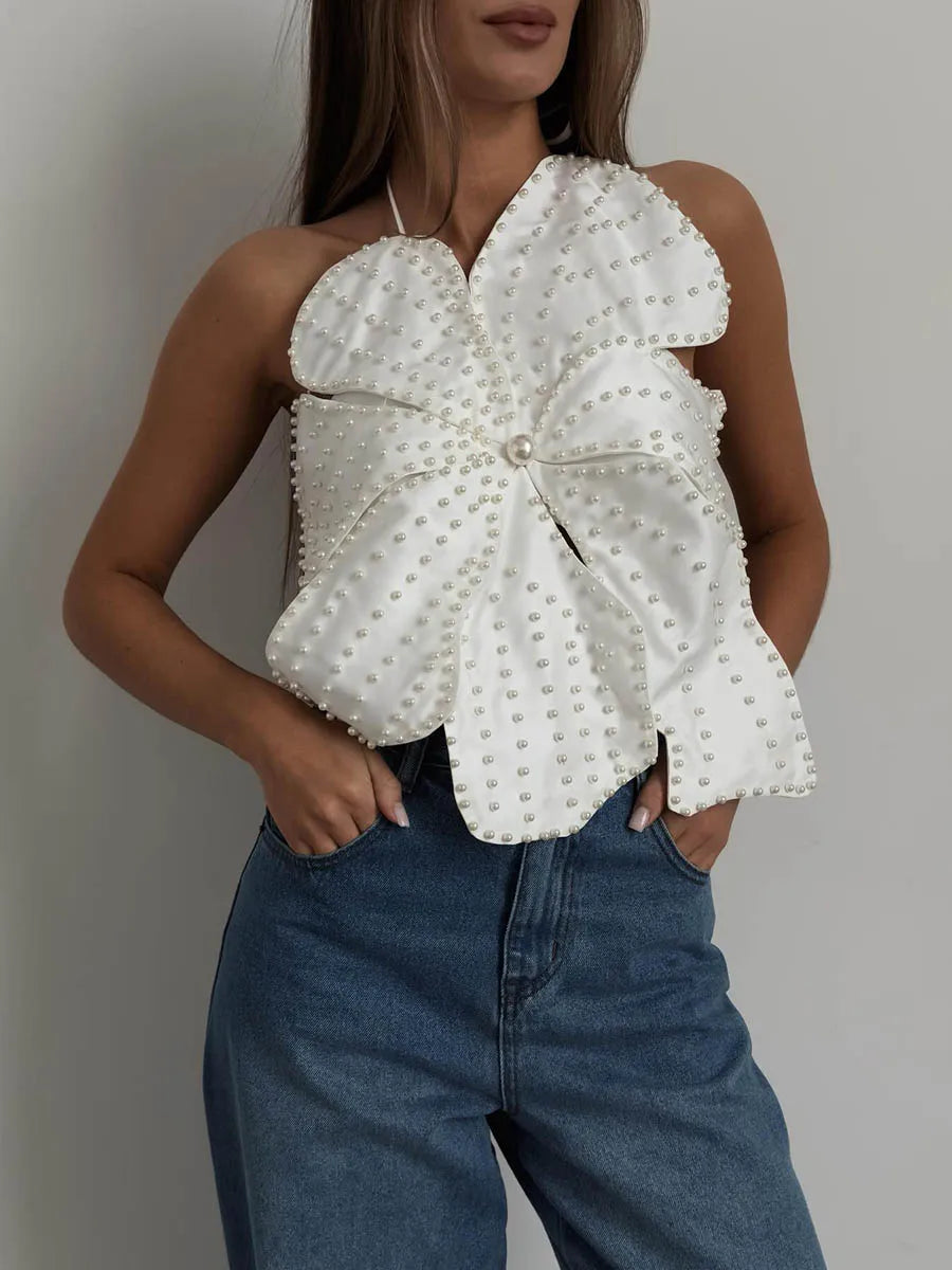 Hera Pearl Bloom Top