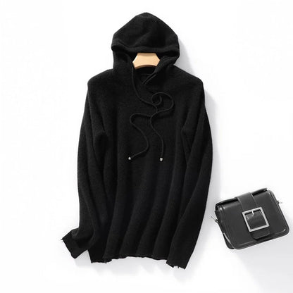 Serene Knit Relaxed Ribbed Hoodie