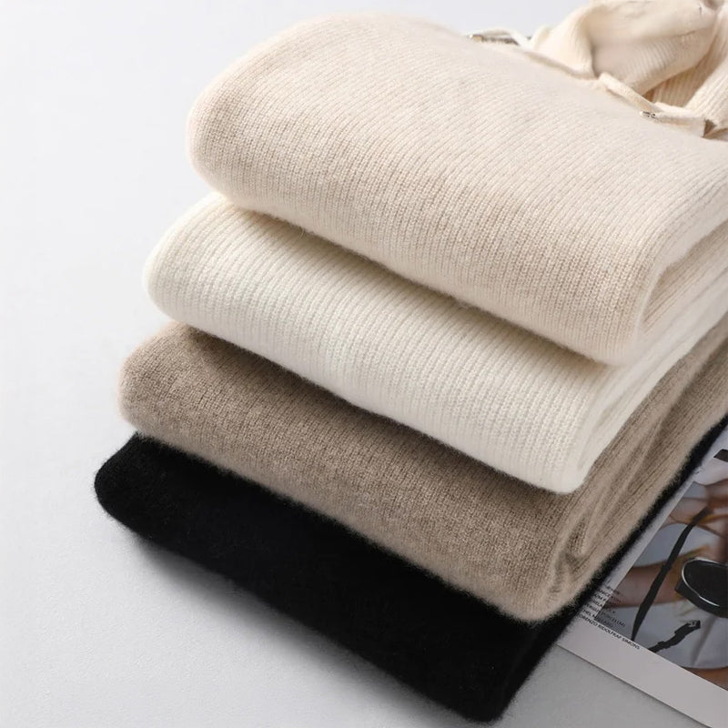 Serene Knit Relaxed Ribbed Hoodie