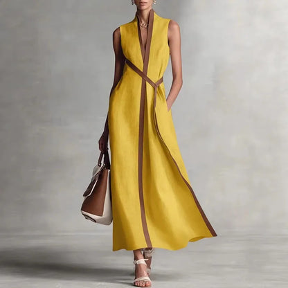 Seraina V-Neck Maxi Dress