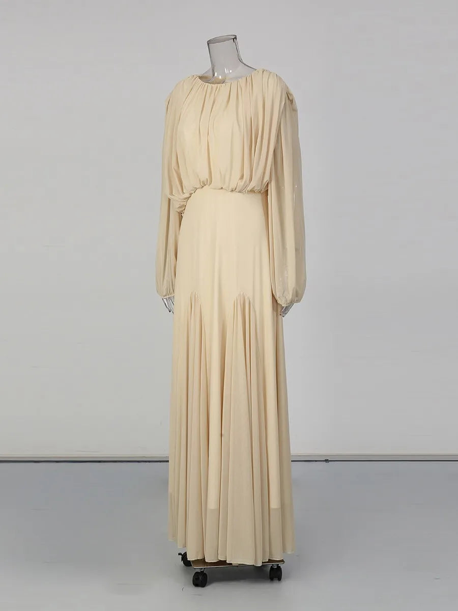 Domitia High Waist Maxi Dress