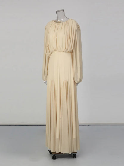 Domitia High Waist Maxi Dress