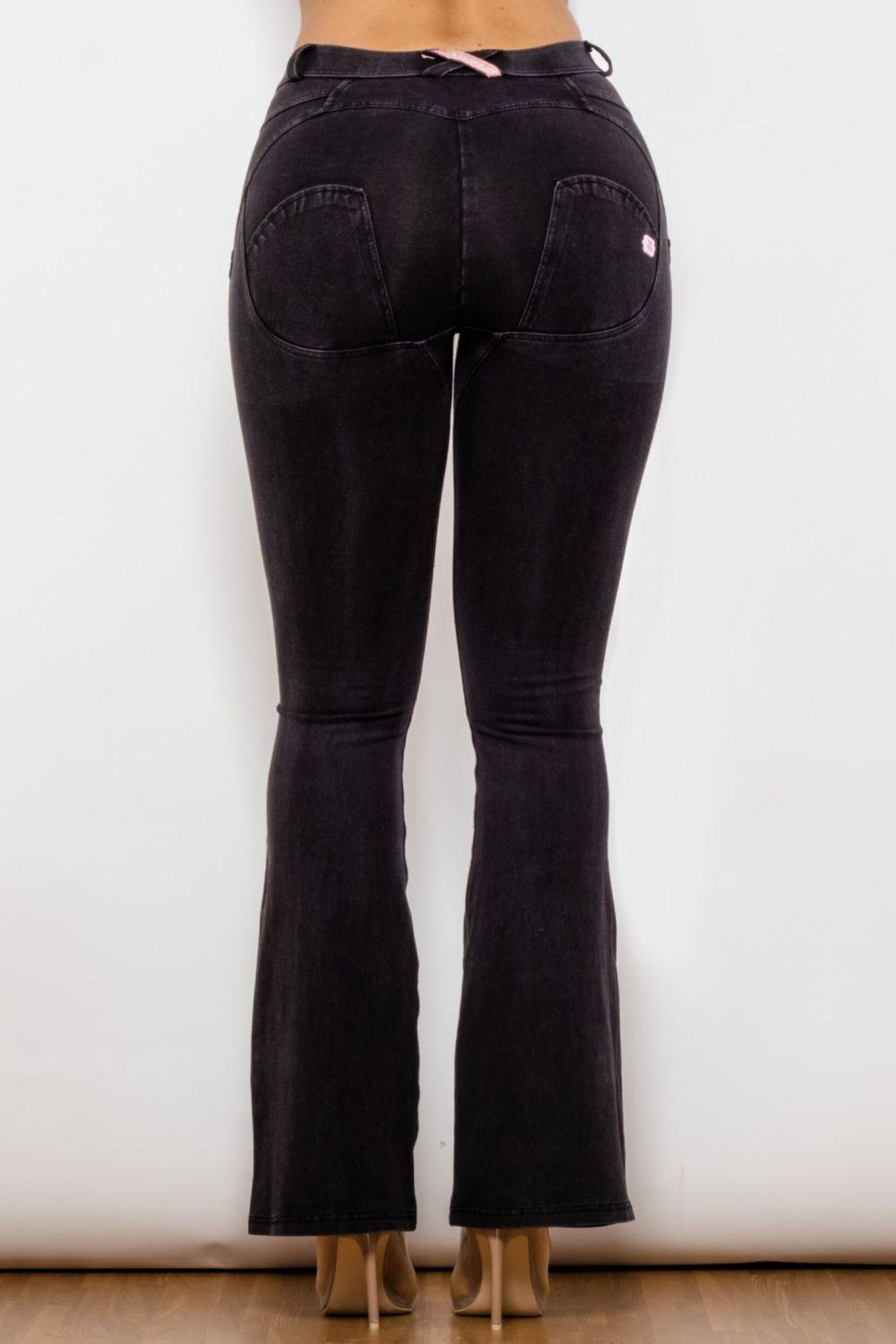 Shascullfites Buttoned Flare Jeans