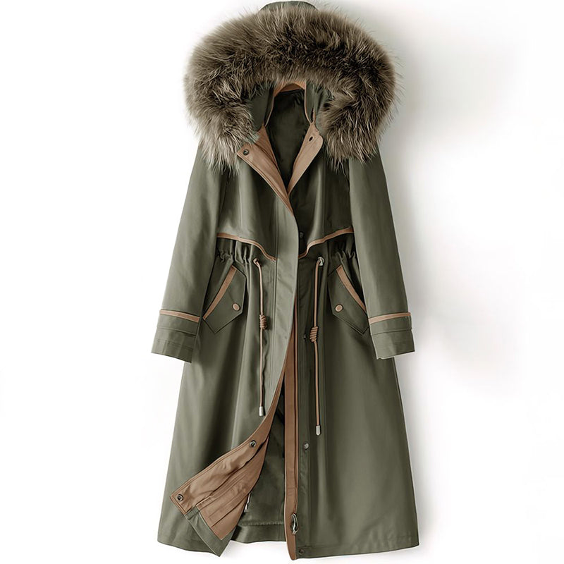 Sofia Amoretti Long Parka with Detachable Down Liner