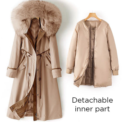 Sofia Amoretti Long Parka with Detachable Down Liner