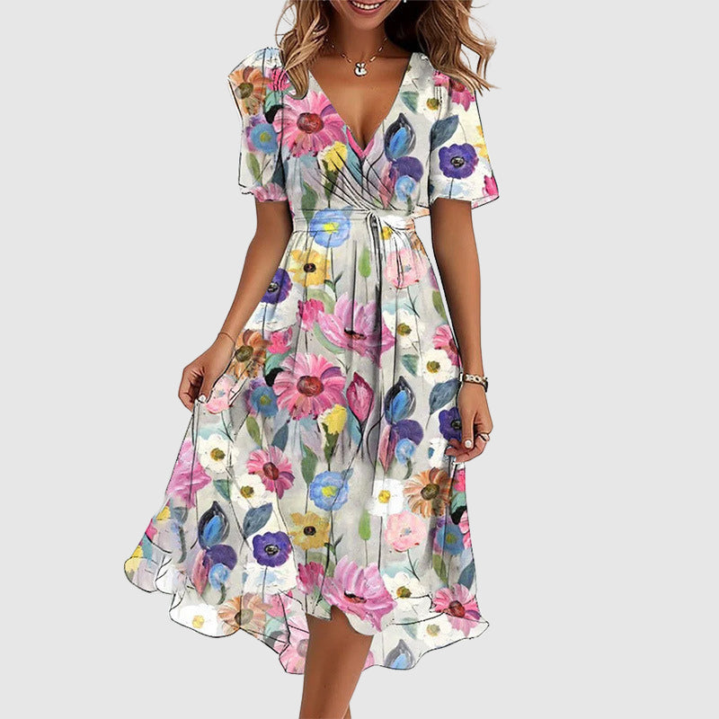 Sofia Amoretti Summer Floral Midi Dress