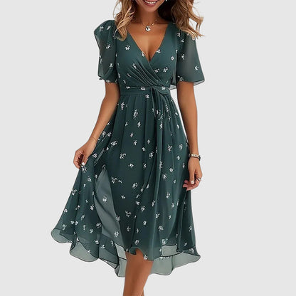 Sofia Amoretti Summer Floral Midi Dress