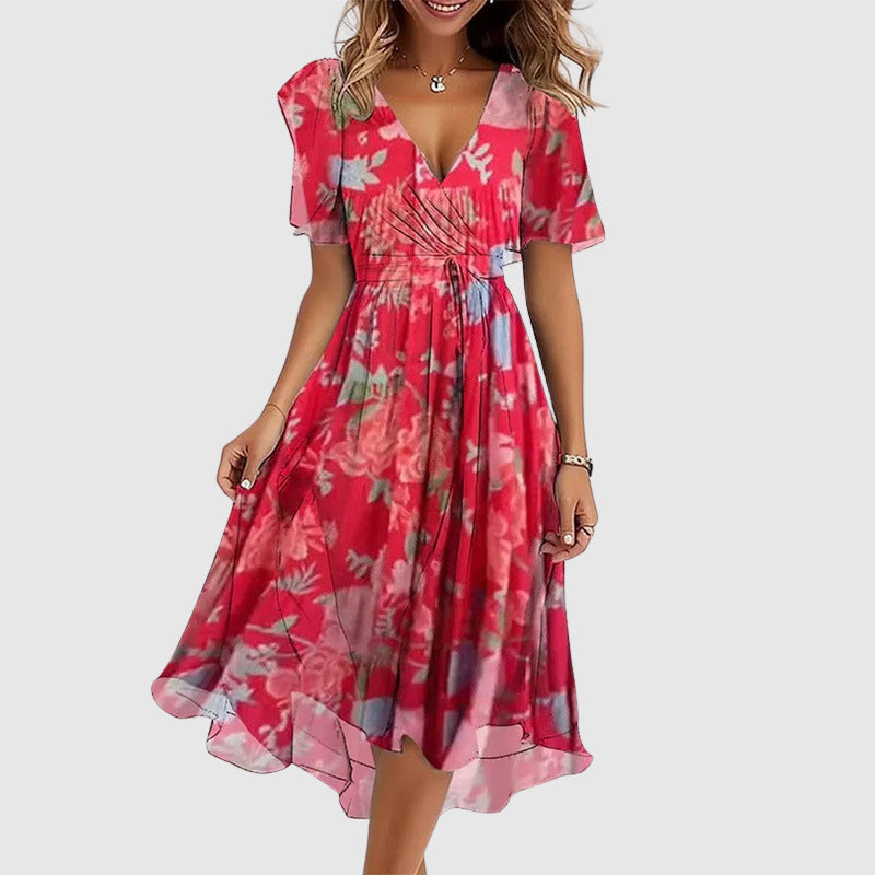 Sofia Amoretti Summer Floral Midi Dress