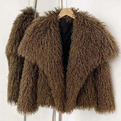 Sofia Amoretti Cozy Curl Faux Fur Coat