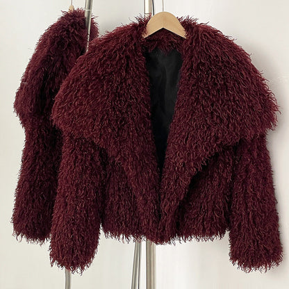 Sofia Amoretti Cozy Curl Faux Fur Coat