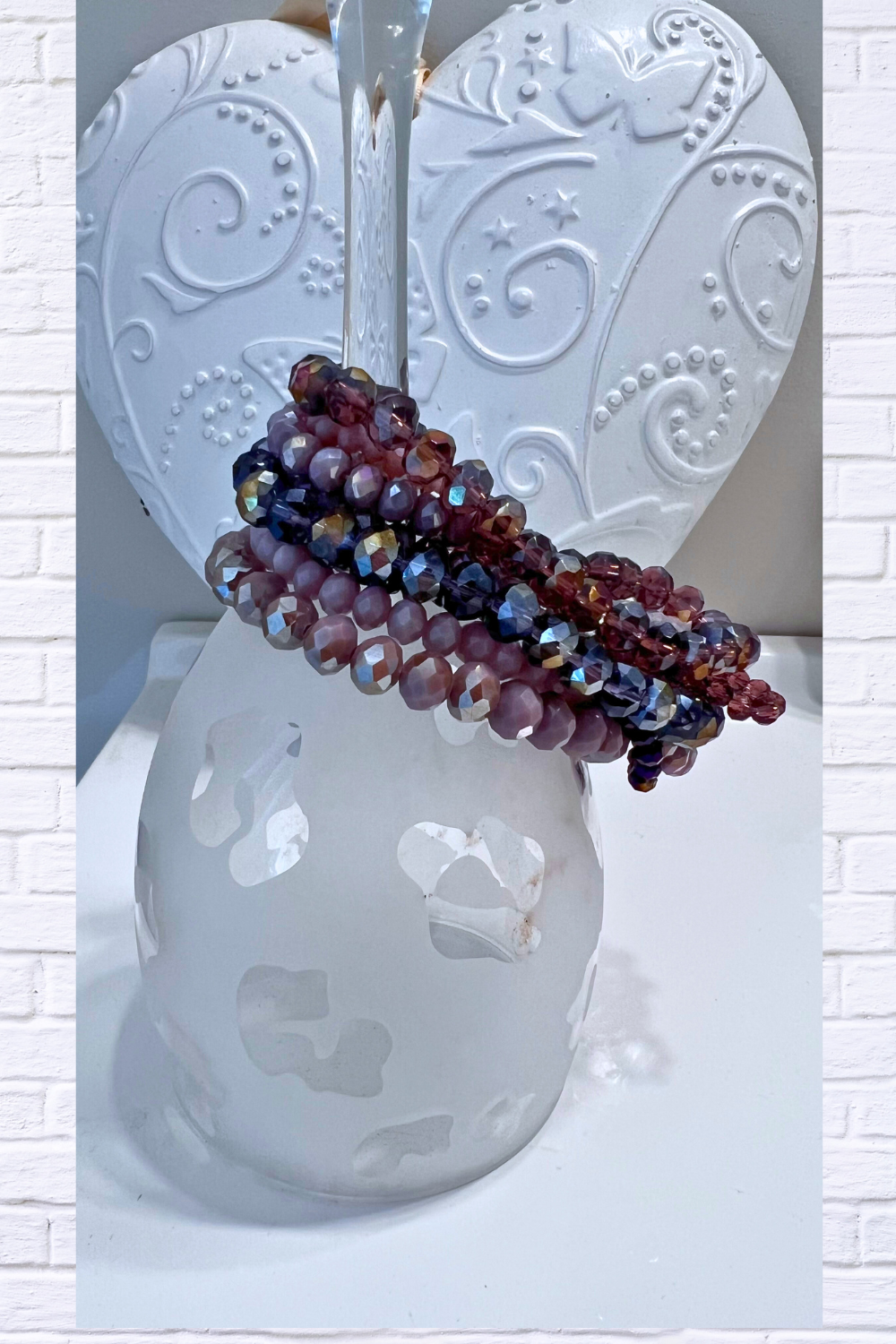 Glass Bead 9 Set Bracelet