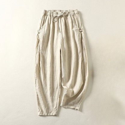 Valentina Rossi Boho Loose Fit Pants with Elastic Waist
