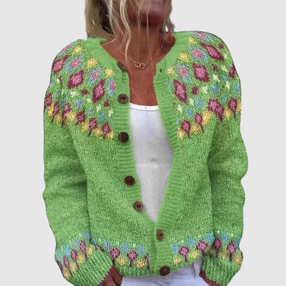 Valentina Rossi Nordic Warm Knit Cardigan