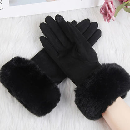 VeluLuxe Faux Fur Winter Gloves