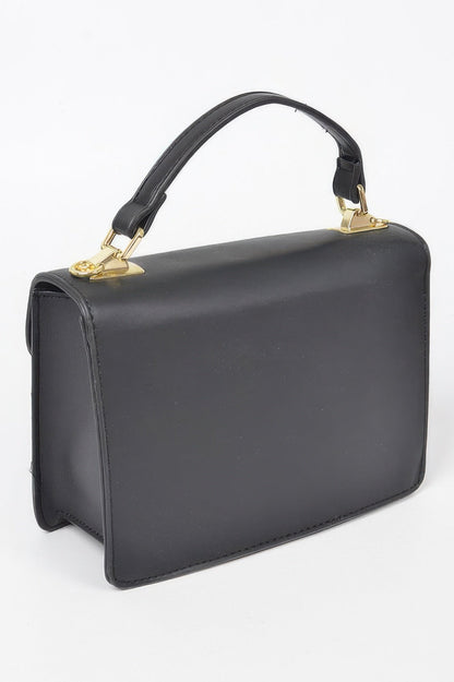 Heart Metal Top Handle Clutch