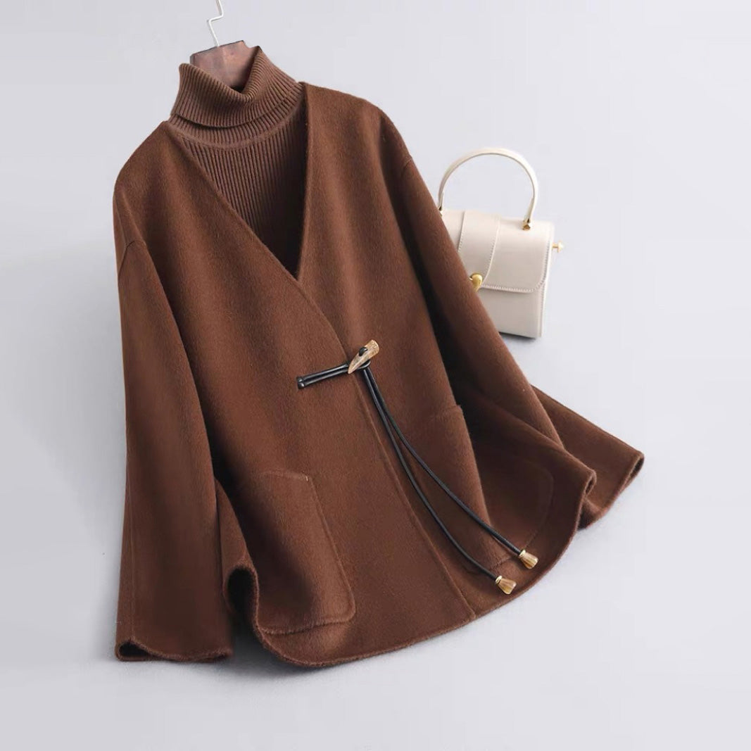 Warm Fall Elegant Woolen Women’s Coat