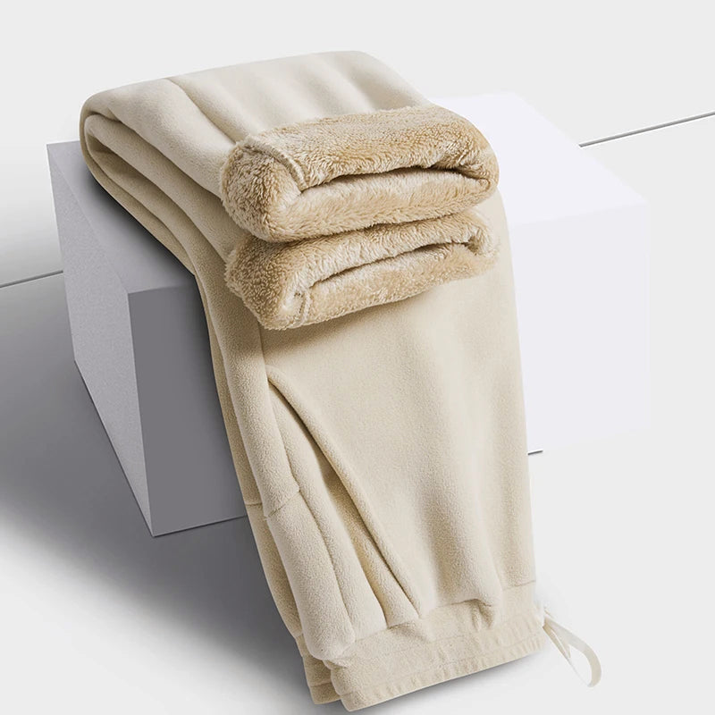 Women’s Fleece Sweatpants with Fluffy Inner Lining