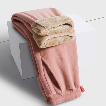 Women’s Fleece Sweatpants with Fluffy Inner Lining