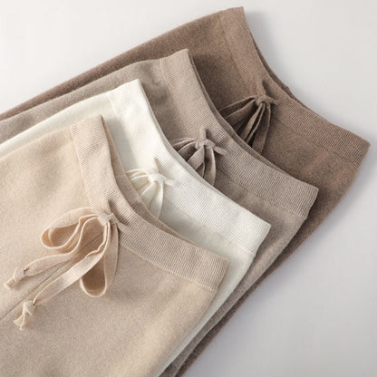 Women’s Knit Pants with Relaxed Wide Leg Fit