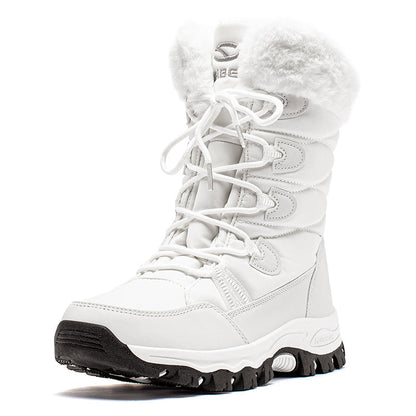 Women’s Outdoor Winter Boots with Fur Lining and Grip Sole