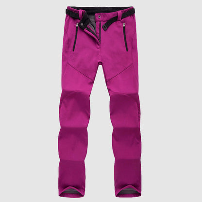 Women’s Softshell Outdoor Pants with Thermal Fleece Lining