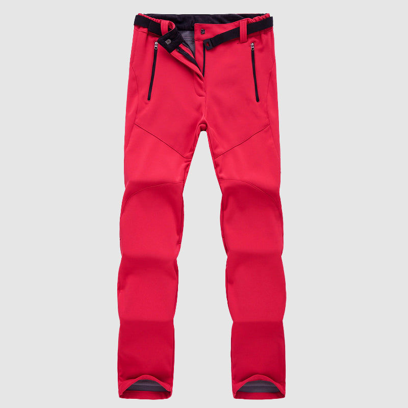 Women’s Softshell Outdoor Pants with Thermal Fleece Lining