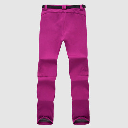 Women’s Softshell Outdoor Pants with Thermal Fleece Lining