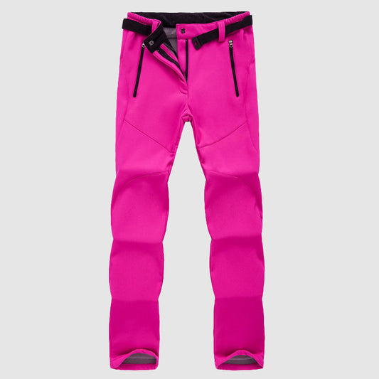 Women’s Softshell Outdoor Pants with Thermal Fleece Lining