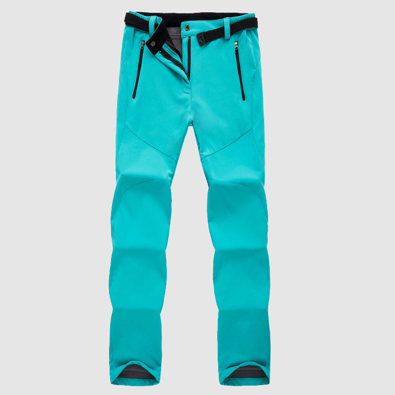 Women’s Softshell Outdoor Pants with Thermal Fleece Lining