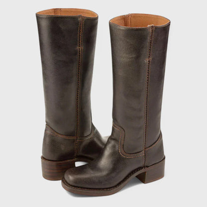 Women’s Tall Western-Style Boots with Square Toe