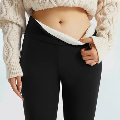 Women’s Thick Fleece-Lined Thermal Leggings