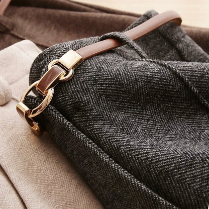 Women’s Thick Wool-Look Wide-Leg Pants