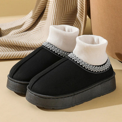 Women’s Plush Indoor Ankle Slipper Boots
