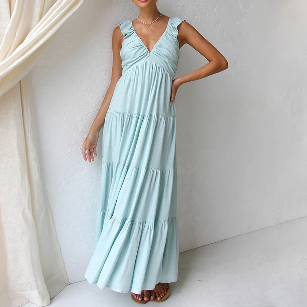 Vacation Style Seaside Muse Maxi Dress