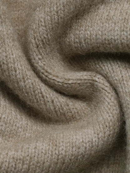 Open-Front Knit Cardigan