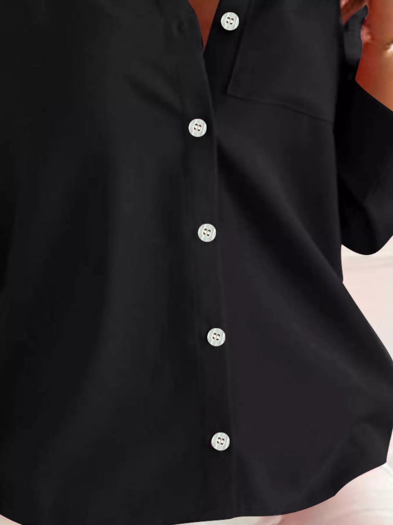 Button-Down Roll-Up Sleeve Shirt