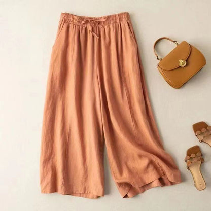 Summer thin all-match wide-leg casual pants