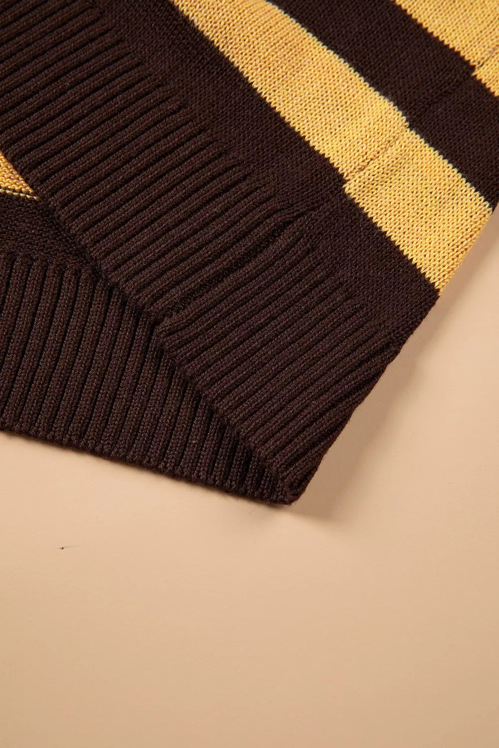Stripe Striped Drop Shoulder Colorblock Pullover Sweater