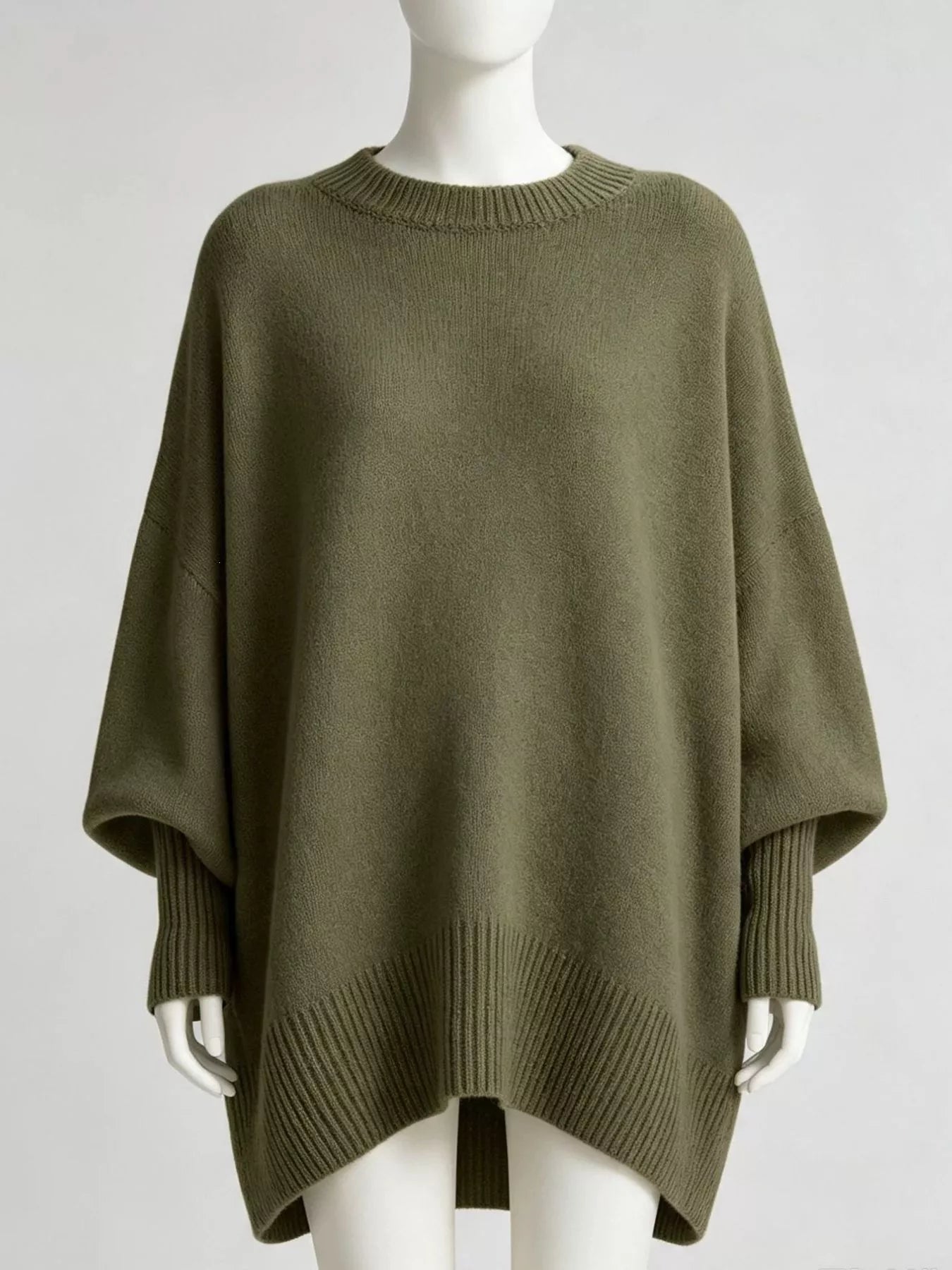 Oversized Batwing Sleeve Sweater for Women | Cozy Boutique Knit Top