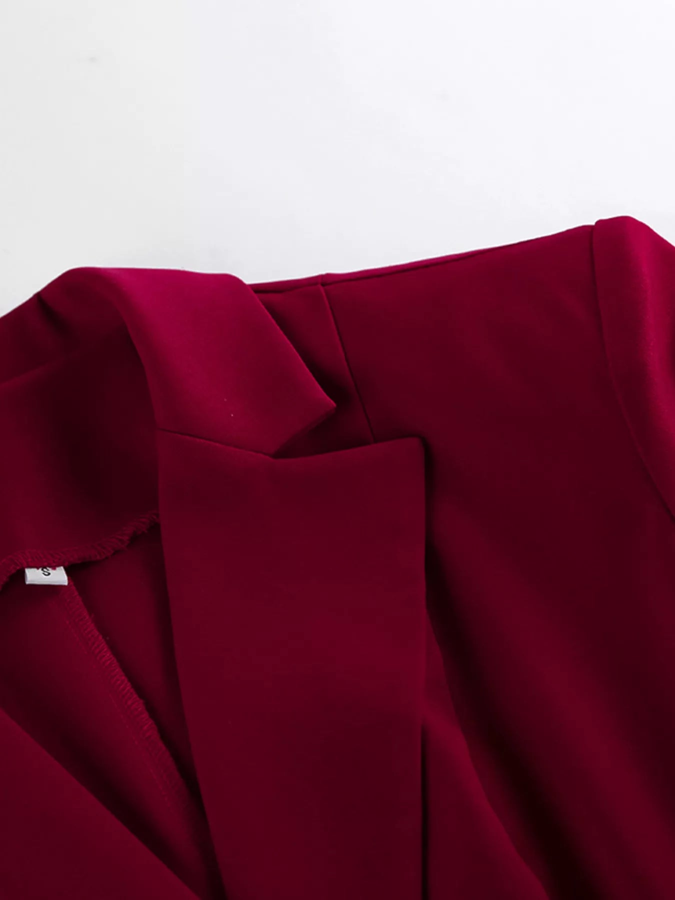Single-Breasted Blazer and Wide-Leg Pants Set
