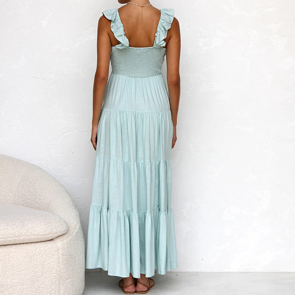 Vacation Style Seaside Muse Maxi Dress