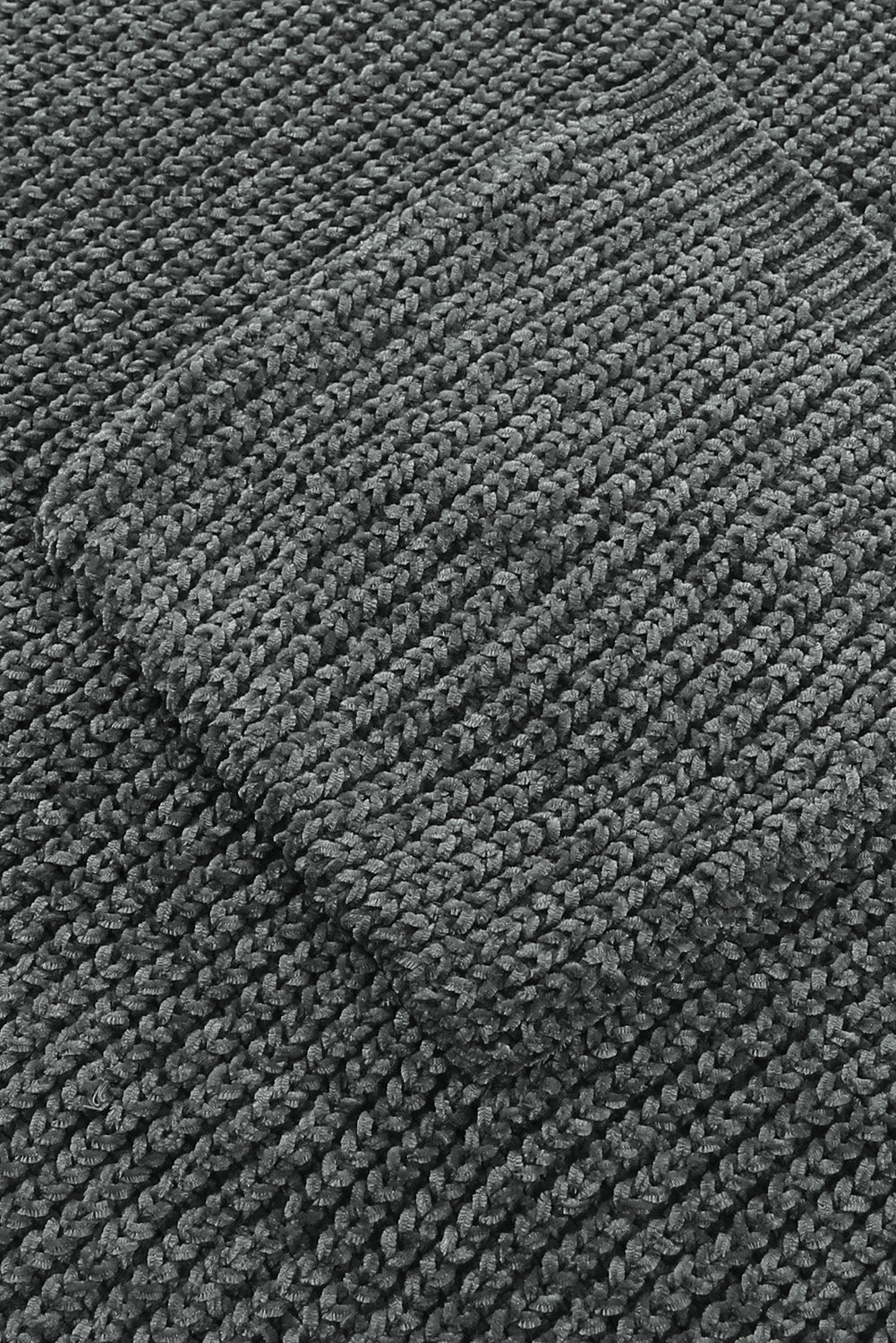 Blue Zone Planet | Distressed Round Neck Drop Shoulder Sweater