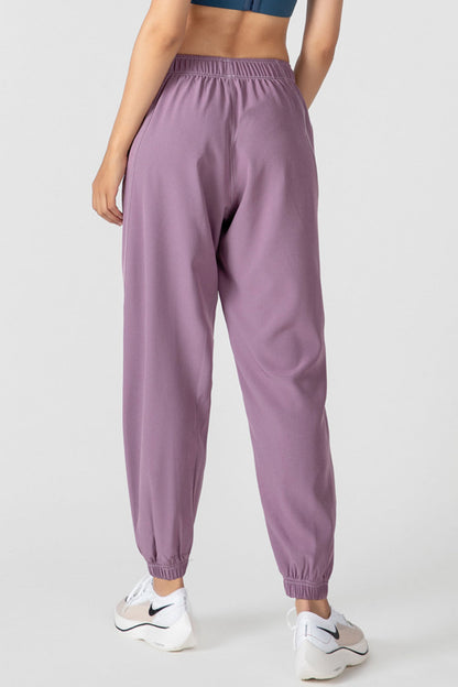 Blue Zone Planet | Basic Bae Drawstring Joggers With Pockets