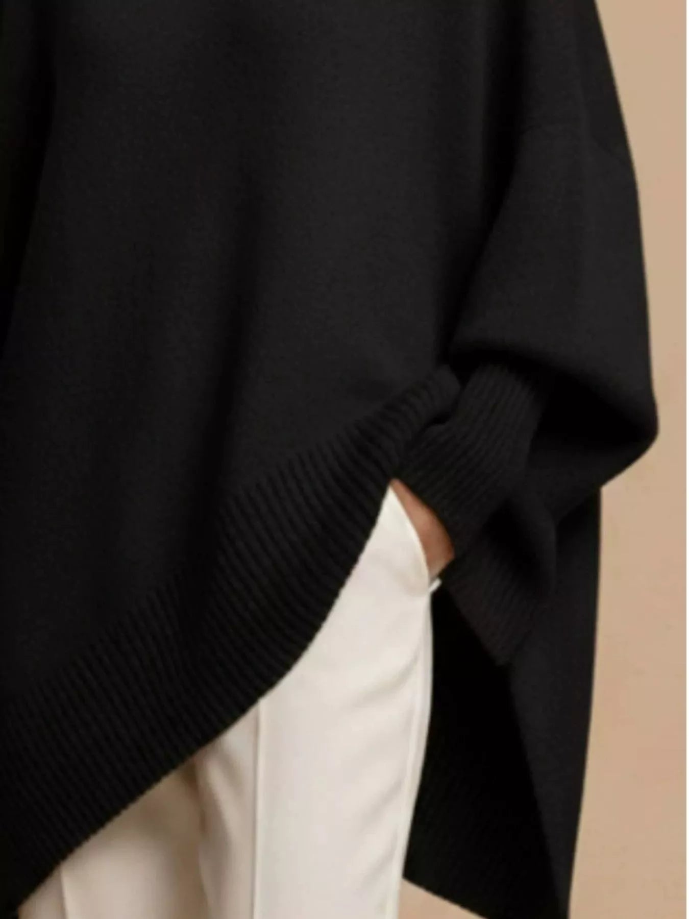 Oversized Batwing Sleeve Sweater for Women | Cozy Boutique Knit Top