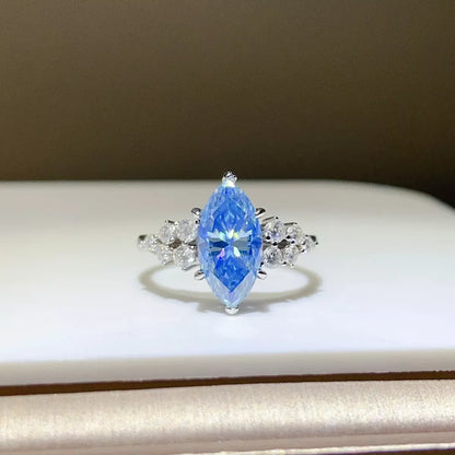 3 Carat 925 Sterling Silver Moissanite Ring