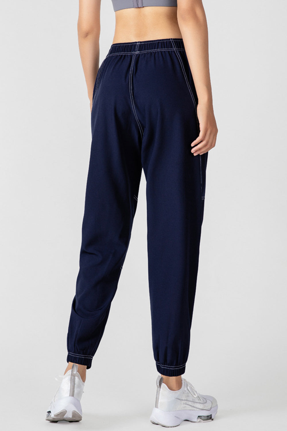 Blue Zone Planet | Basic Bae Drawstring Joggers With Pockets