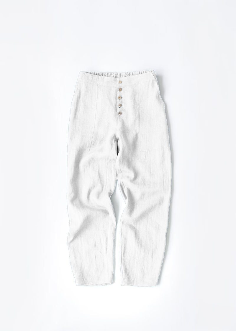 Casual cotton and linen loose casual pants