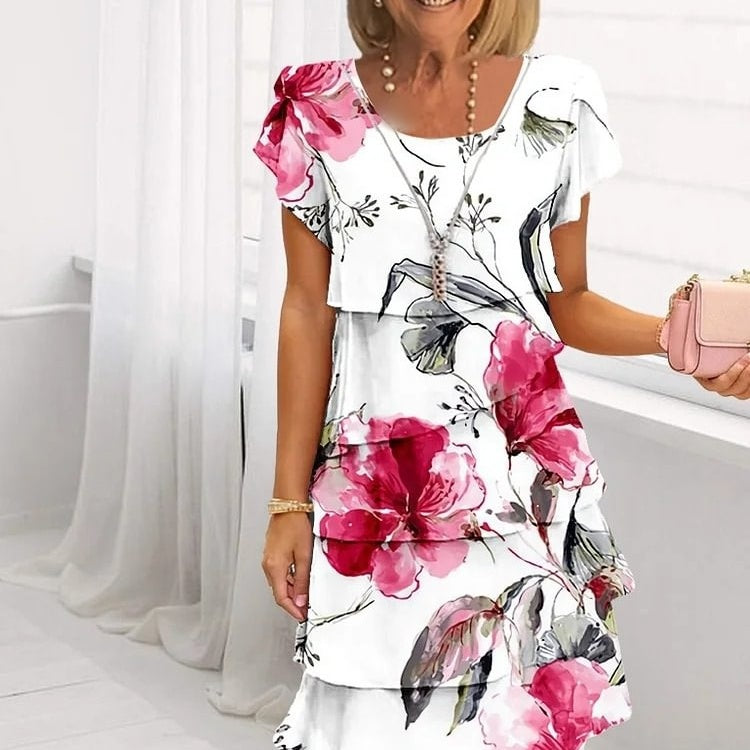 Kleid mit Blumen-Charme